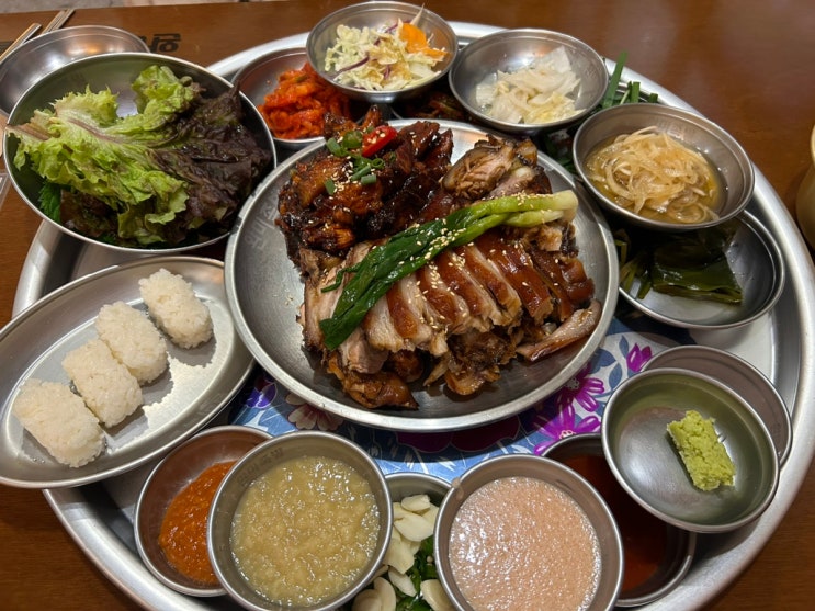  익산 모현동 족발 보쌈 한상 맛집 완미 족발