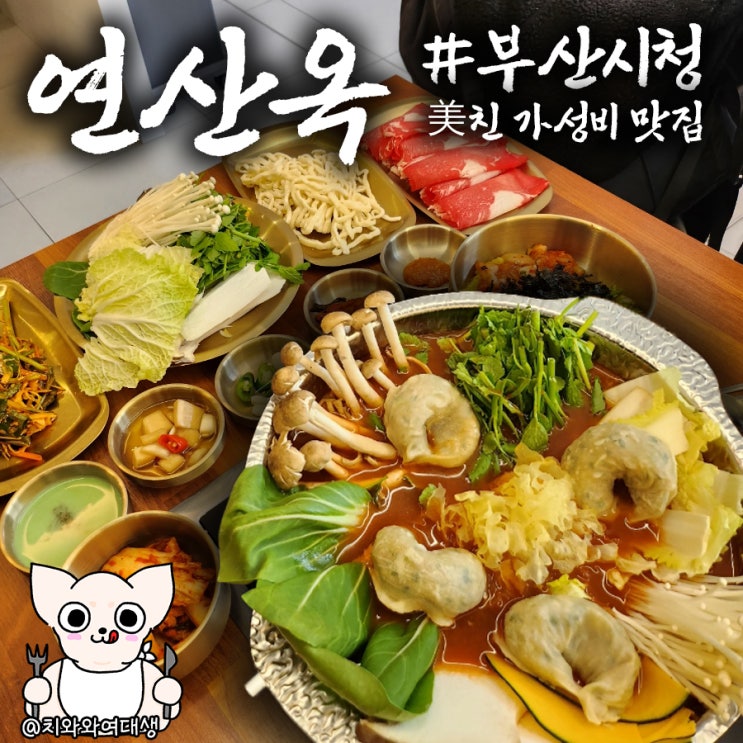  부산시청 샤브샤브 연산옥 가성비 점심밥집맛집