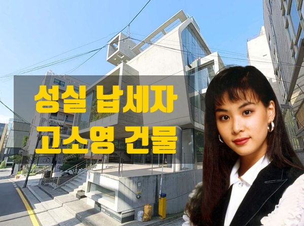  강남구 성실납세자 고소영! 그녀의 건물은?