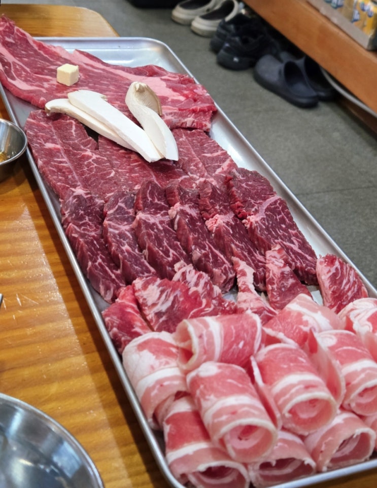  백운축산 정육식당 _ 마블링 좋고 가성비 있는 소한마리 중랑구 회식장소 추천