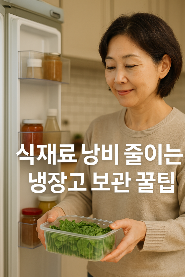  식재료 낭비 줄이는 냉장고 보관 꿀팁