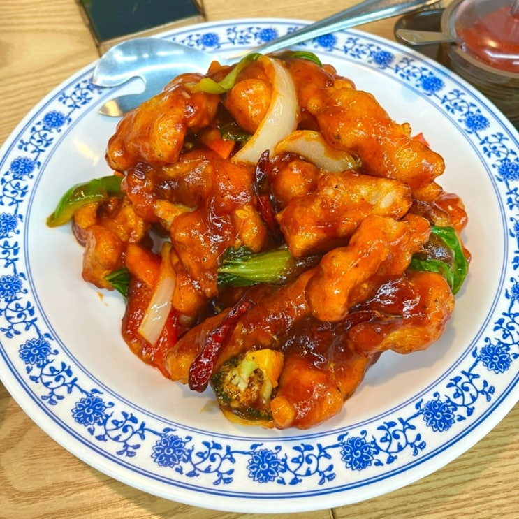  경기 안양 인덕원맛집 “이화향” 사천탕수육 고추짬뽕밥