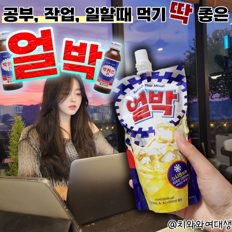  에너지드링크 편의점 신상 얼박 동아제약 솔직후기