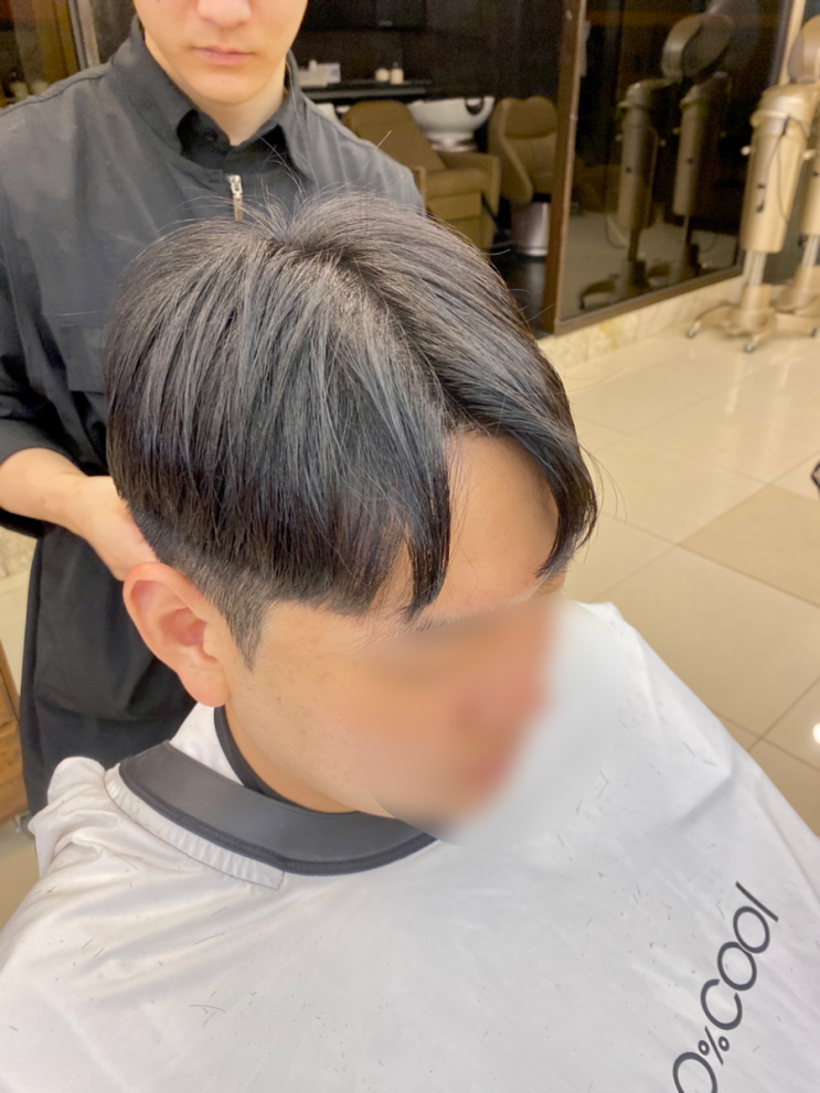  남자 헤어스타일 잘하는 의정부 미용실 120% cool 의 오선 부원장 애즈 컷 다운펌