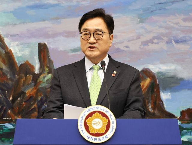  우 의장 “헌재, 윤 대통령 탄핵심판 결과 신속히 선고해달라”