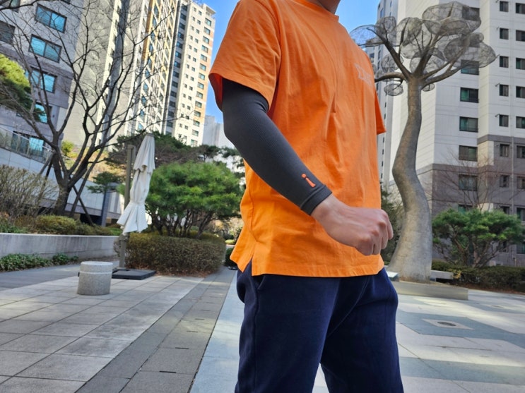  인크레디웨어 팔 압박밴드, 암 슬리브 사용 후기,  엘보 쓰는 운동 필수템