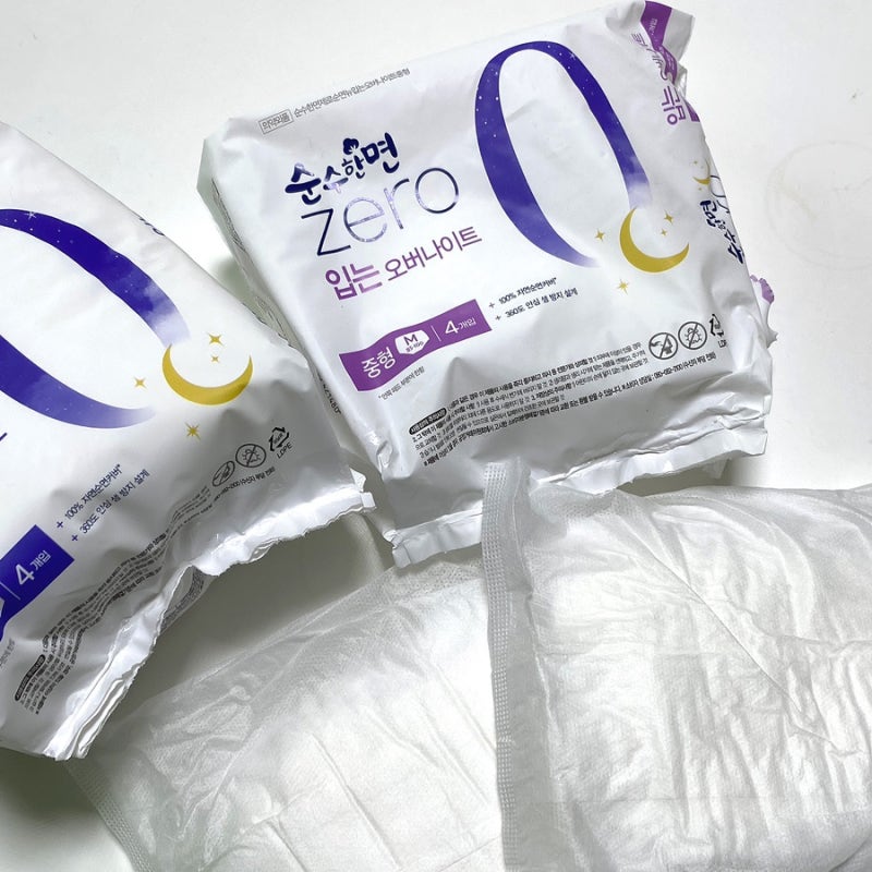 순수한면제로 입는오버나이트 올리브영생리대추천