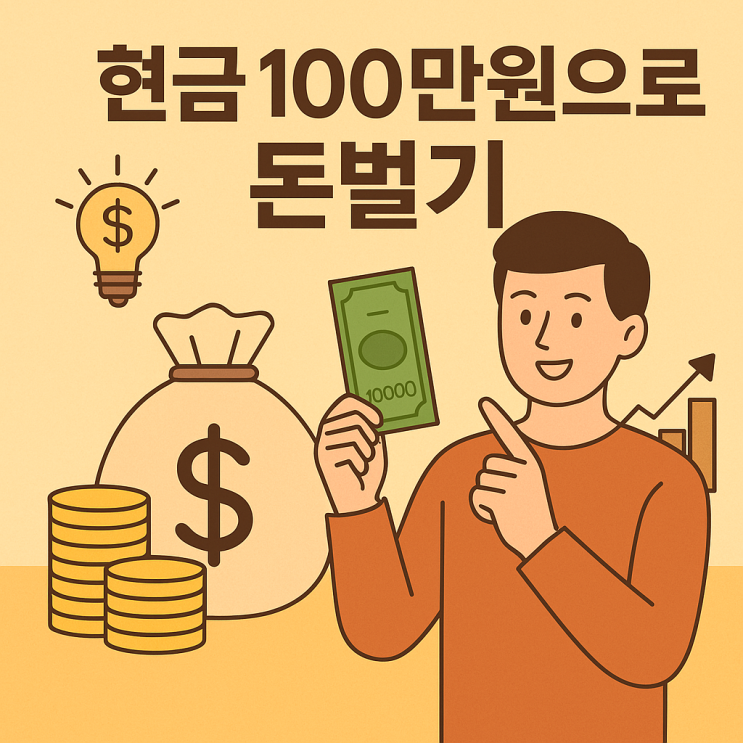   현금 100만 원으로 돈벌기｜ChatGPT가 알려주는 소자본 돈벌기 전략