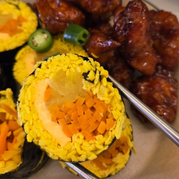  홍대 키토 김밥 닭강정 맛집 추천, 닭장수김밥
