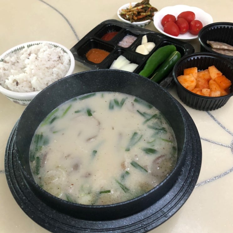 송도 순대국 맛집 광안천지식당 순대국밥 배달