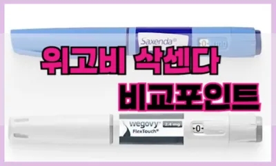  위고비와 삭센다 고민된다면?꼭 알아야 할 5가지 비교포인트
