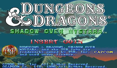  오락실 게임 기판 캡콤 던전 드래곤 섀도 오버 미스타라 Capcom Dungeon Dragons Shadow over Mystara