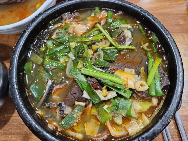  선지 효능양평해장국 찐 맛집선지 리필이 무료 (또간집 내돈내산)