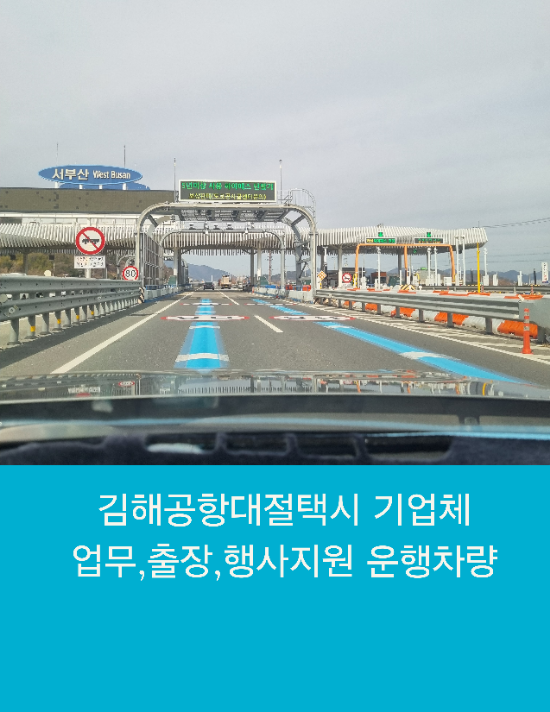  김해공항대절택시 기업체 업무,출장,행사지원 운행차량