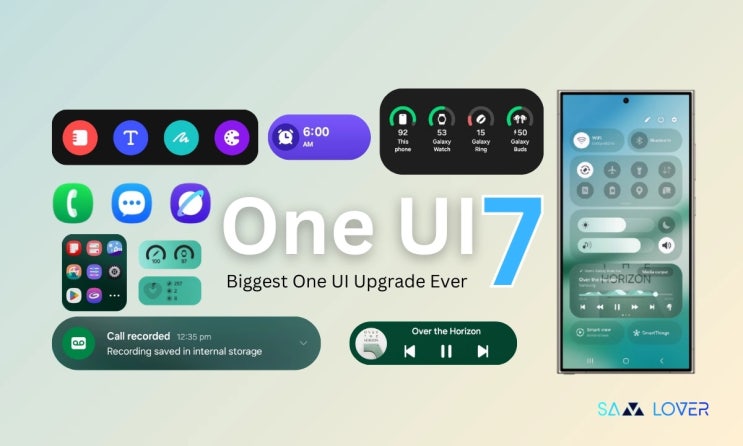 삼성 ONE UI 7 S24, S23, Z플립/폴드 6, 5 공식 업데이트 일정이 공개 되었습니다 삼성 ONE UI 7 S24, S23, Z플립/폴드 6, 5 공식 업데이트 일정이 공개 되었습니다