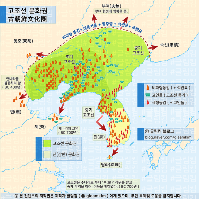 고조선 - 역사학자들이 주장하는 고조선(古朝鮮) 영역, 강역, 영토 지도 학설 │ 글림킴 : 네이버 블로그