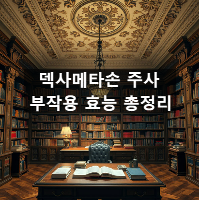  덱사메타손 주사 부작용 효능 총정리