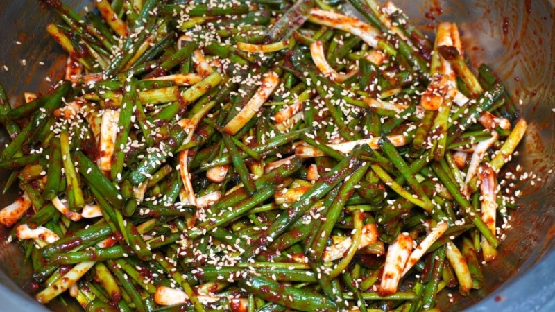 쪽파무침 레시피 5분컷 파김치 양념 만드는 법 쪽파무침 만들기 쪽파김치