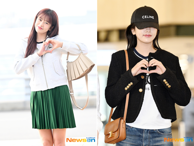  아이브 안유진 공항패션 베스트 vs 워스트 | 셀린느, 라코스테