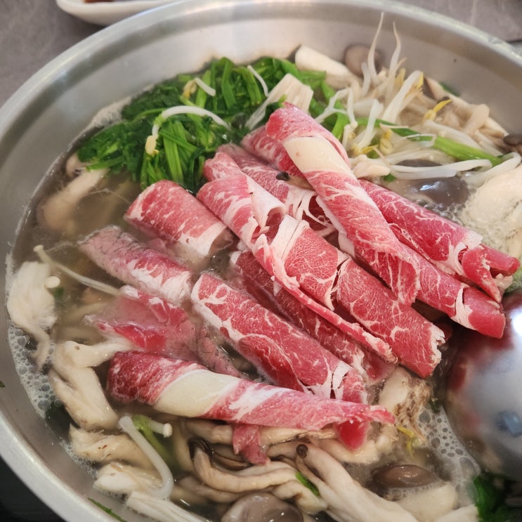  안양 샤브샤브 맛집 - '최사부샤브'에서 담백하고 맛있는 샤브샤브를 맛보다 #내돈내산