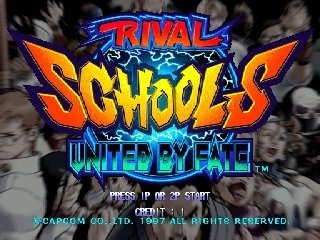  오락실 게임 기판 캡콤 라이벌스쿨 Capcom Rival Schools United By Fate