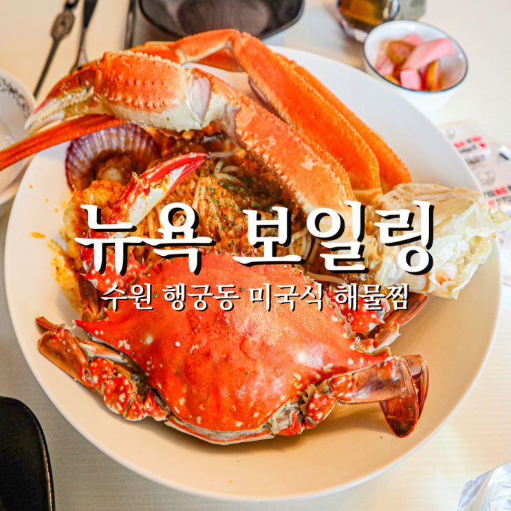  행궁동 룸 술집에서 연인과 함께 미국식 해물찜 맛보기 뉴욕 보일링