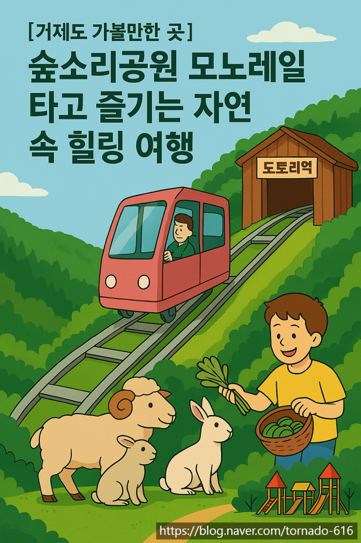  [거제도 가볼만한 곳] 숲소리공원 모노레일 타고 즐기는 자연 속 힐링 여행!