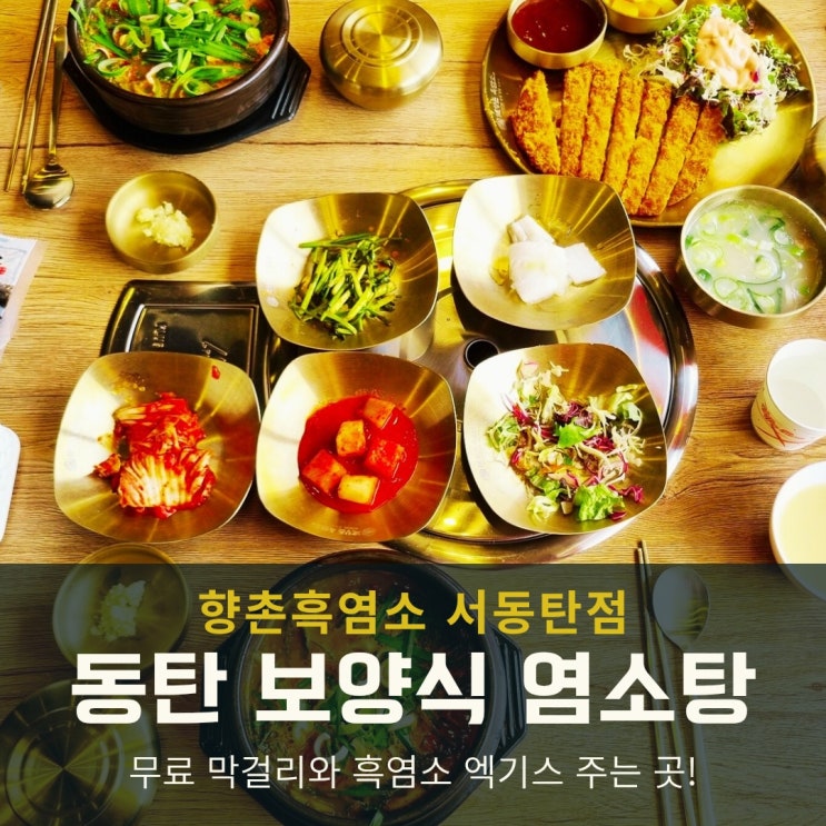  동탄 외삼미동 보양식 향촌흑염소 맛집 방문