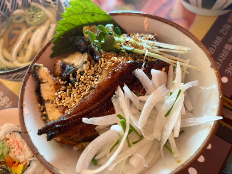  대전 신세계백화점 맛집 서울동(장어덮밥)정식과  새우우동, 가족 외식 후기