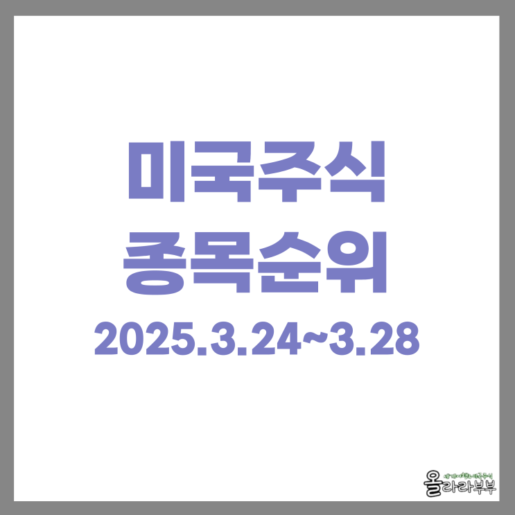  미국주식 미장 한국인 추천 시총순위 SOXL 테슬라 SCHD