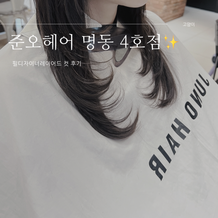  명동 레이어드컷 ㅣ 준오헤어 명동 4호점 ㅣ 필디자이너 레이어드컷 후기 ㅣ 을지로 미용실 레이어드컷