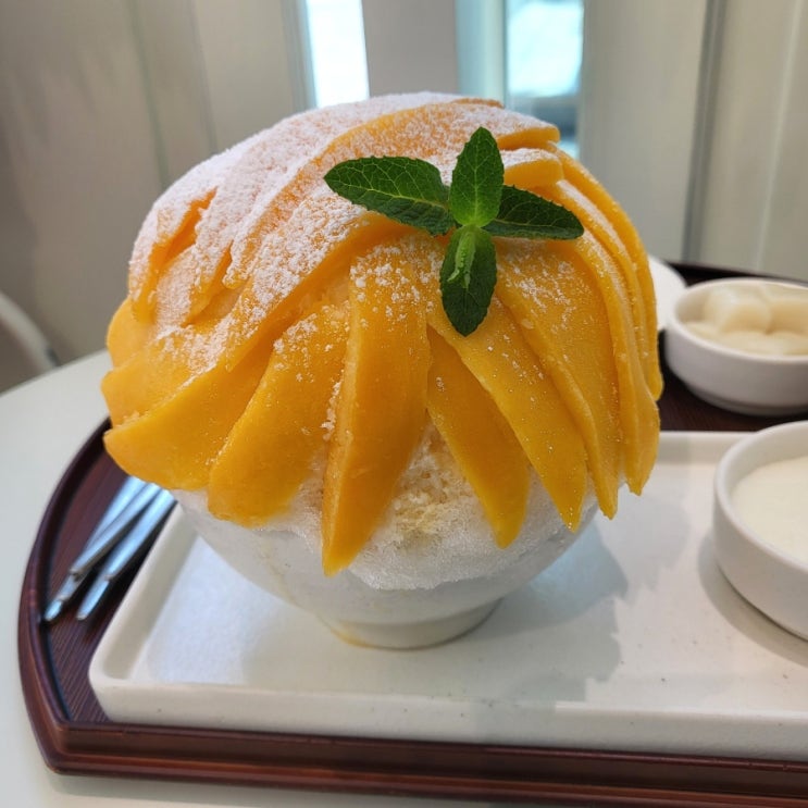  문정동 빙수맛집 밀탑 문정점 망고빙수 후기