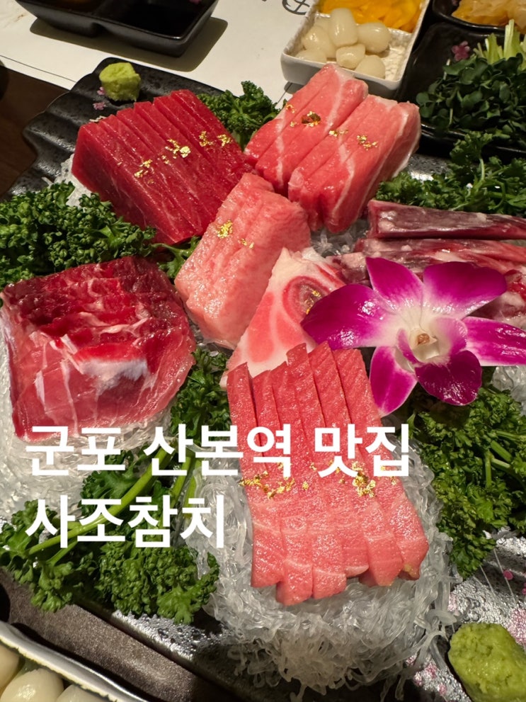  군포 산본역 맛집 가족모임으로 추천하는 횟집 사조참치