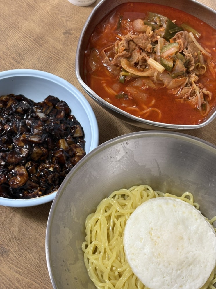  포항중식 효자동 삼선 간짜장과 차돌 짬뽕 홍운반점 후기