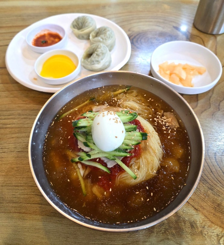  진주 상대동 밀면 맛집 한들밀면 봄맞이 할인 4/10까지 물4,000원