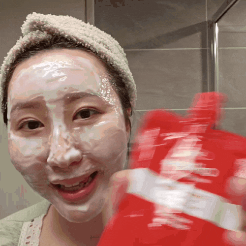 바르는콜라겐팩 메디필대용량랩핑마스크 메디필랩핑마스크대용량버전코스트코입점 사용후....