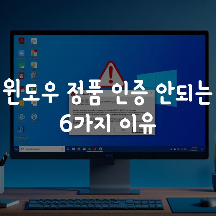  윈도우(Windows) 정품 인증 안되는 6가지 이유(0xc004f213)