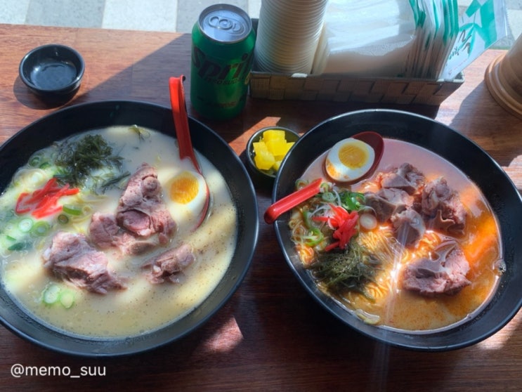 제주 동문시장 라멘 맛집 접짝뼈 라멘이 맛있는 도도라멘