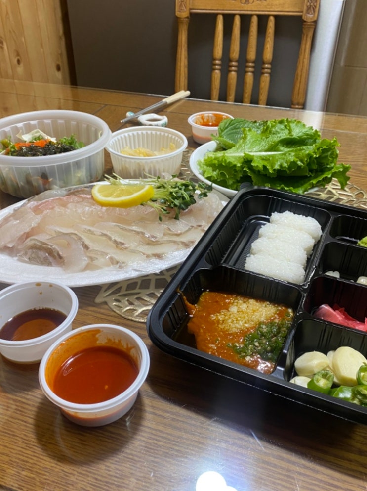  찰진 활어회 판매하는 군산역 맛집 활어회담 3어회담 포장후기 재방문 예정 내흥동 맛집 군산쭈꾸미샤브 군산활어회맛집