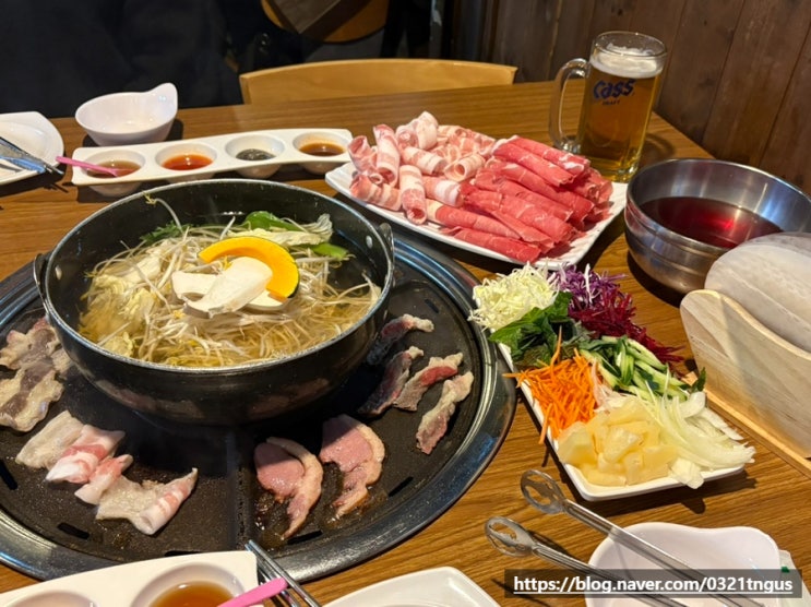  [강남역밥집] 고기 구워먹는 무한리필 샤브샤브 맛집- '퀸즈가든 강남점'