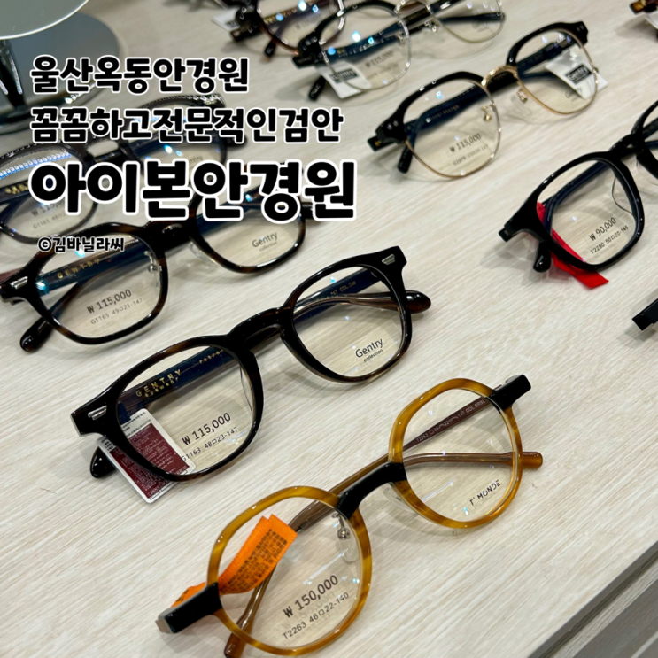 울산 옥동 안경 아이본안경원 꼼꼼하고 전문적인 검안