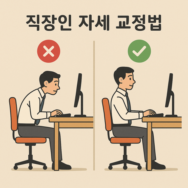  디스크 압박 완화를 위한 직장인 자세 교정법: 책상에서 실천하는 미니 운동 시스템