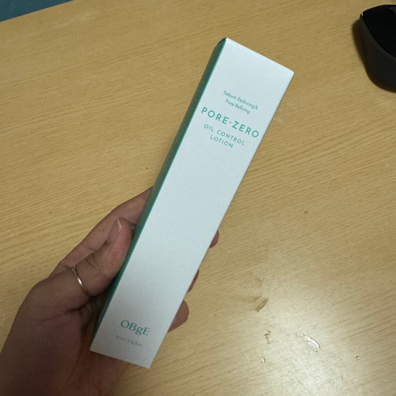 T존 고민해결 제품 오브제 포어 제로 오일 컨트롤 로션