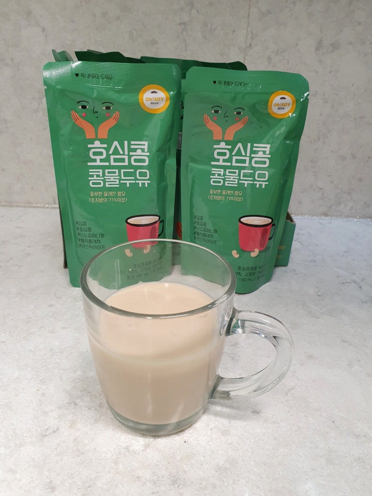  시니어두유 무가당두유 호심 콩물두유