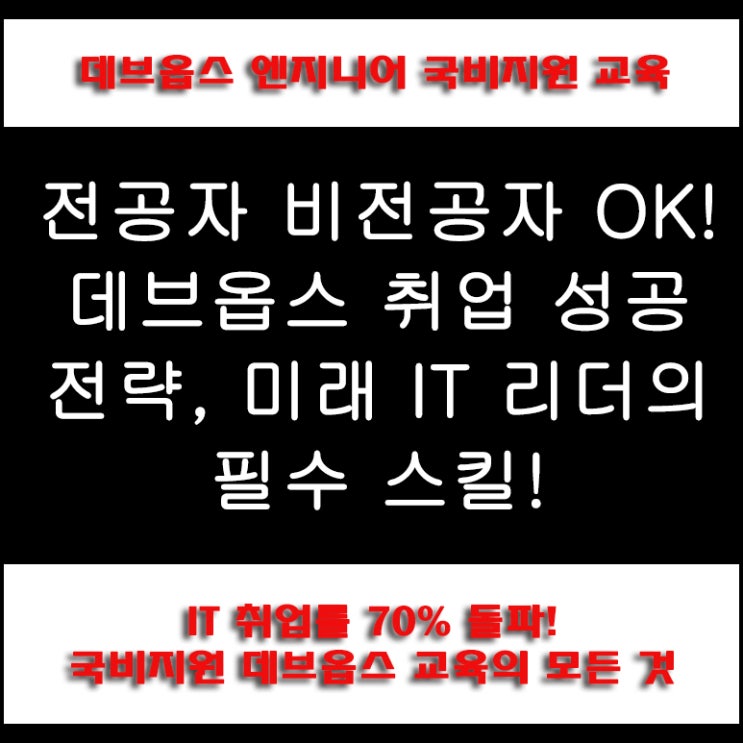  국비지원 데브옵스(DevOps) 엔지니어 취업 연계 교육, 연봉과 취업률 통계 및 준비 방법, 컴퓨터 학원