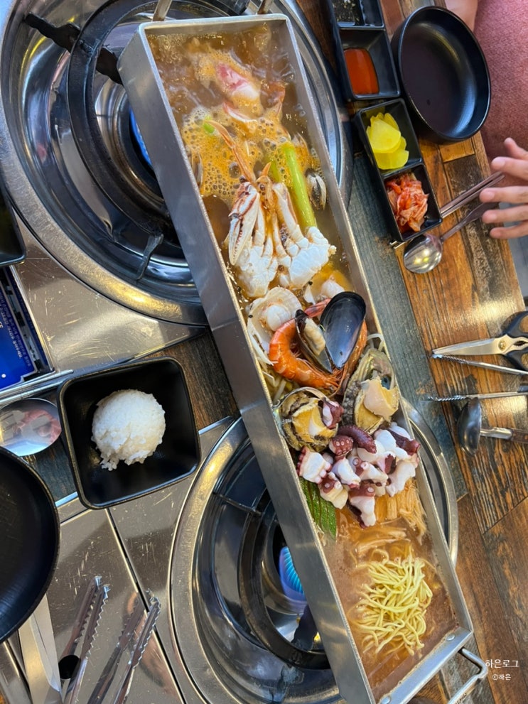  제주 애월 맛집 문개항아리 얼큰한 해물통라면 한그릇 내돈내산