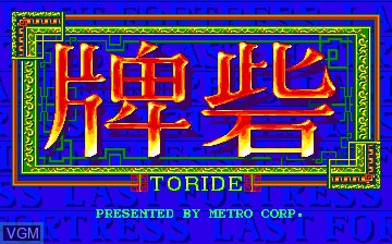  오락실 게임 기판 메트로 토리대 Metro Toride