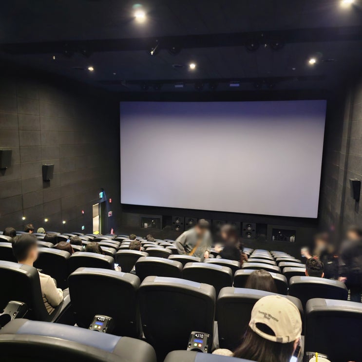  하남스타필드 메가박스 4DX 영화관 간식 크로아상 러스크 후기