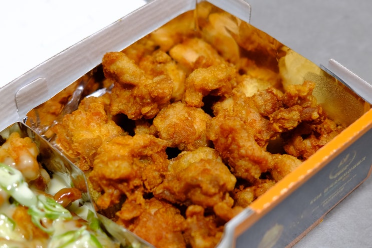  주엽동 이신닭강정 포장할인 닭다리살순살 후라이드 존맛탱 주차