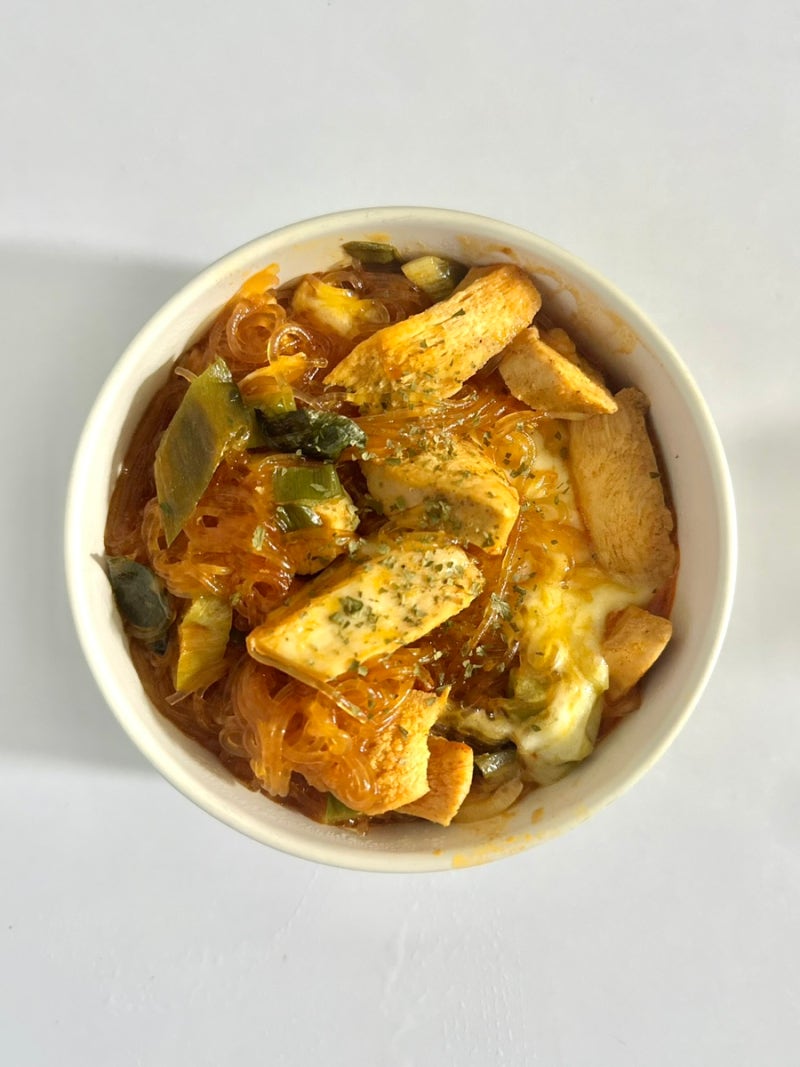 초간단 컵누들 로제맛 활용 다이어트 로제 찜닭 레시피 컵누들 요리